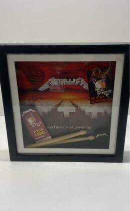 Framed & Matted Metallica Shadow Box Collectible