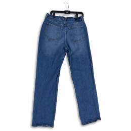 Abercrombie & Fitch Womens Blue Denim Stretch Straight Leg Jeans Size 29/8L alternative image