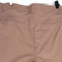 NWT Womens Pink Flat Front Welt Pocket Straight Leg Capri Pants Size 22 image number 4
