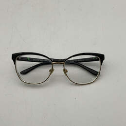 Womens RL 5099 Black Gold Clear Lens Full Rim Cat Eye Eyeglasses With Case alternative image
