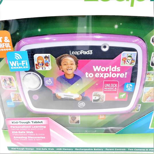 Sealed Leap Frog Leap Pad 3 Purple 4GB Educational Learning Game Tablet image number 3