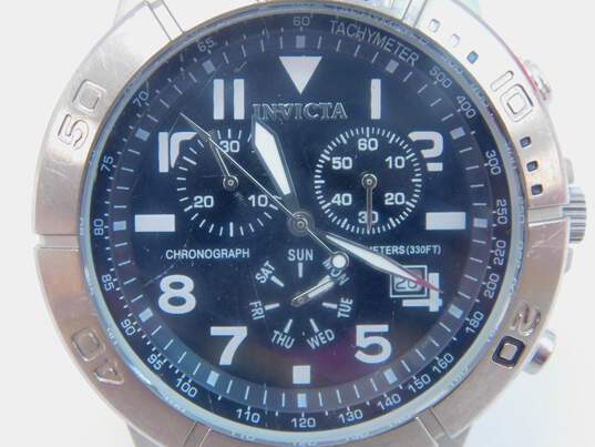 Men's Invicta Swiss Model No. 5746 Titanium & Stainless Steel Chronograph Watch image number 1