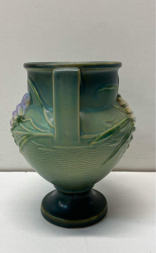 Roseville Roseville Pottery 8.5 inch Tall Freesia 196 8 Vintage Art Vase image number 4