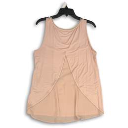 White House Black Market Womens Pink Round Neck Sleeveless Tank Top Size M alternative image