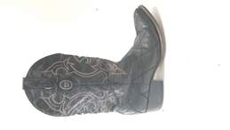 Houston Boots Men Cowboy Boots Black Size 10.5