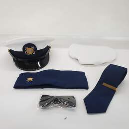 US Coast Guard Service Dress Blue Accessories Lot
