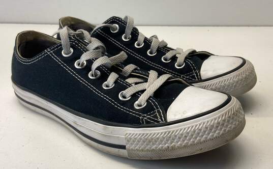 Converse All Star Ox Black Casual Sneakers Women's Size 8.5 image number 4