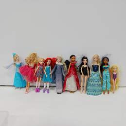 Mixed Lot Of 10 Assorted Disney Princess Dolls