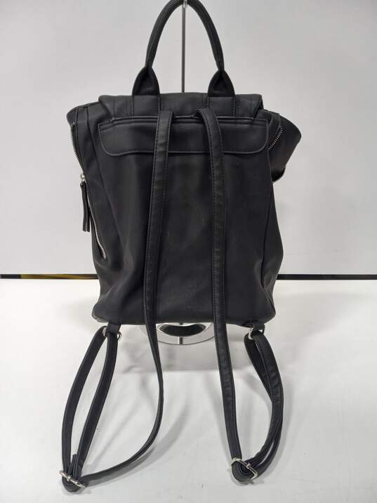 Torrid Black Leather/Cotton Backpack image number 2