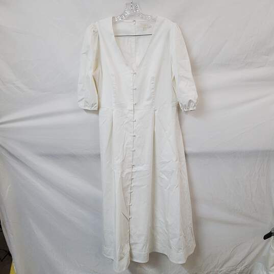 Ted Baker Puff Sleeve Shirt Dress Women's Size 5 image number 1