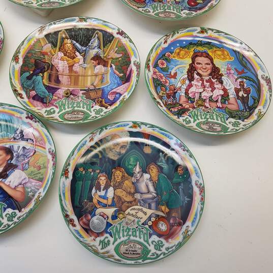 Bradford Exchange Wizard of Oz Musical Collector Plates Set of 7 image number 3