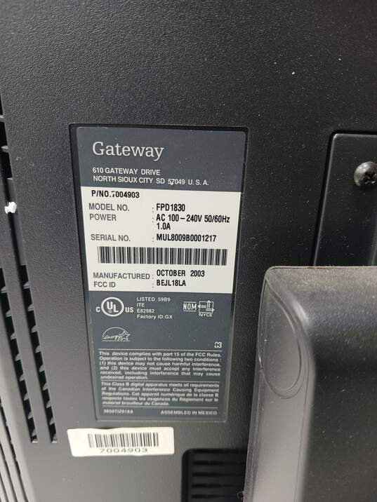 Gateway FPD1830 LCD Computer Monitor - NIB image number 6