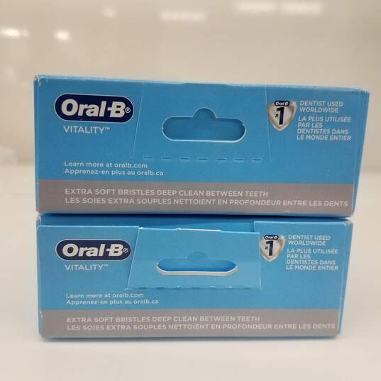 Oral B Vitality Sensitive Rechargeable Toothbrush Heads - 2 pack Sealed image number 3