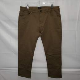 Jachs New York Olive Green Cotton Blend Pants Size 40/30
