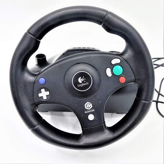 Nintendo GameCube Logitech Steering Wheel & Pedals image number 2