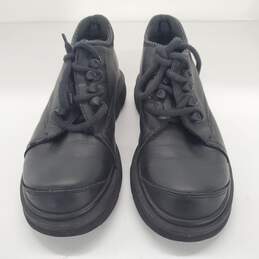 Vintage Dr Martens Black Leather Lace Oxfords Shoes Size 4