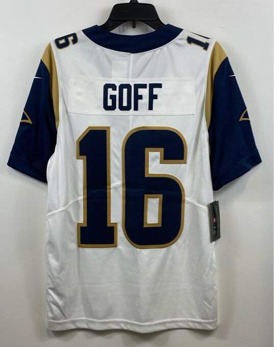 Nike NFL RAMS #16 Goff Jersey Size Small NWT image number 2