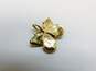 Ethereal 10K Yellow Gold Butterfly Pendant Charm 2.3g image number 2