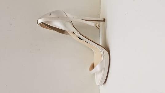 Versace Ivory Strappy Heels Women's size 9 image number 1