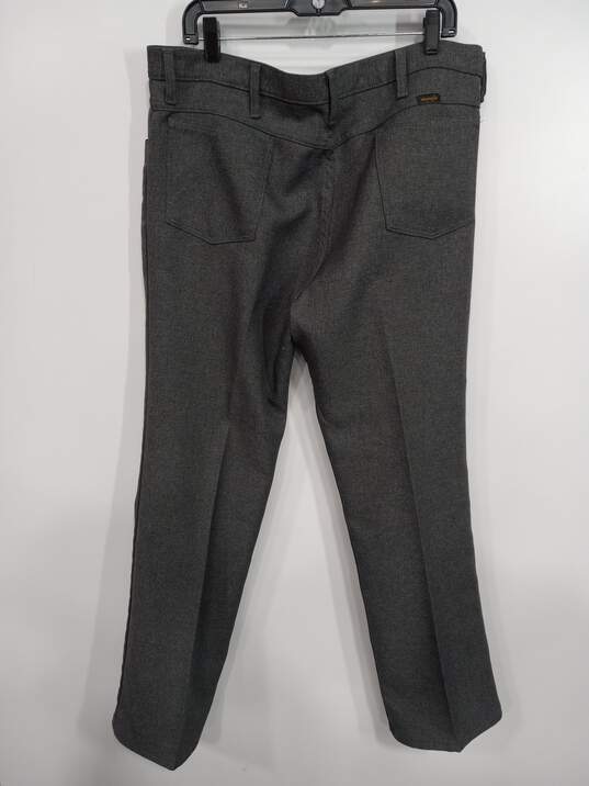Wrangler Gray Casual Pants Men's Size 38x32 image number 2