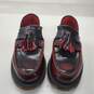 Dr. Martens Adrian Arcadia Cherry Red Leather Tassel Loafers Unisex Sz 4 M | 5 W image number 2