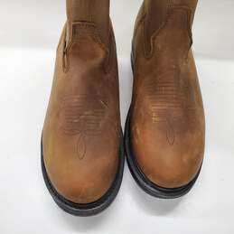 Laredo Brown Leather Waterproof Work Boots Men's Size 11 alternative image