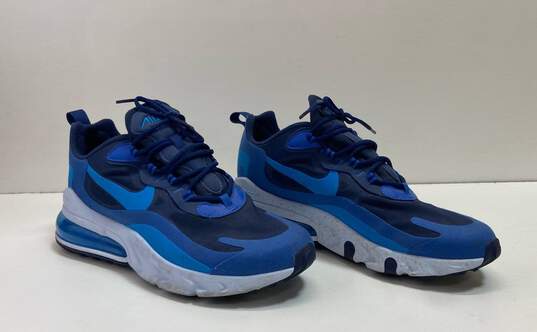 Nike Men's 270 React Blue Sneakers Sz. 9.5 image number 3