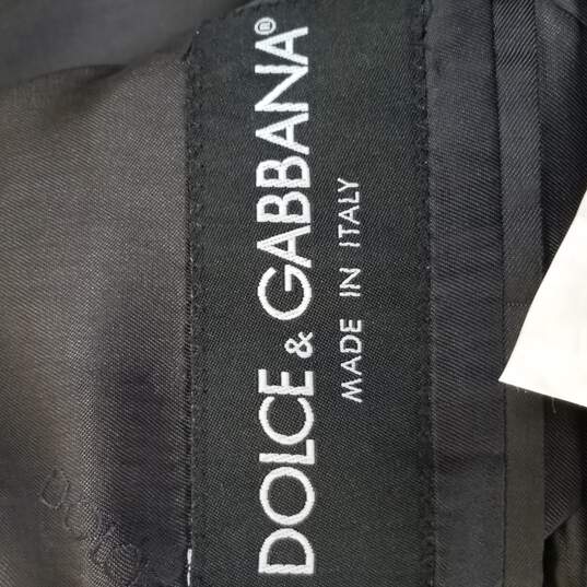 Dolce & Gabbana Men Navy Blue Wool Suit Jacket 54 image number 4