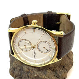 Designer Skagen SKW6066 Chronograph Dial Adjustable Strap Analog Wristwatch