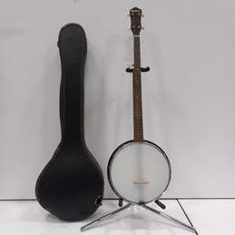 Vintage Harmony 5 Strings Banjo Instrument in Hard Case