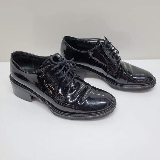 Via Spiga Black Patent Leather Dress Shoes image number 1