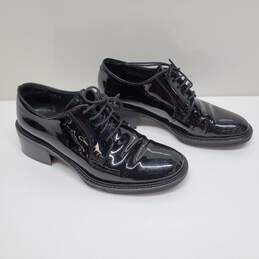 Via Spiga Black Patent Leather Dress Shoes