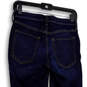 Womens Blue Denim Medium Wash Stretch Pockets Skinny Jeans Size 27/4P image number 4
