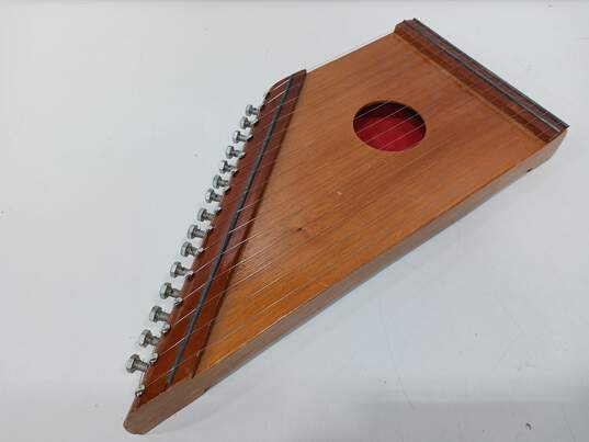 Unbranded Wooden Lap Harp image number 1