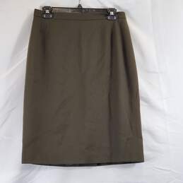 Escada Women Olive Skirt Sz 40