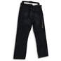 NWT Womens Blue Denim Medium Wash Straight Leg Jeans Size 33/32 image number 2
