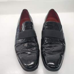 Hugo Boss Black Patent Leather Monk Strap Dress Shoes Men's Size 10 alternative image