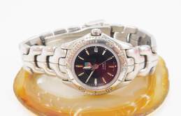 Tag Heuer Swiss Made Link Sapphire Crystal 7 Jewels Silver Tone Watch 69.5g alternative image