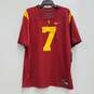 Nike Men's USC #7 Red Football Jersey Sz. XL (NWT) image number 1