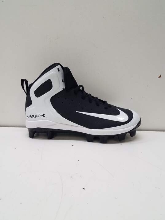 Nike Alpha Huarache Pro Black, White Cleats 923434-011 Size 5Y/6.5W image number 8