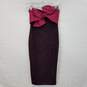 Topshop Black and Pink Sleeveless Bow Dress Women's Size 4 image number 1
