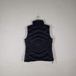 Womens Mid-Length Mock Neck Sleeveless Full-Zip Puffer Vest Size Small alternative image
