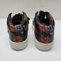 Coach White Leather Hi-Top Sneaker-Floral Wild Lilly- Mens 7.5 image number 2