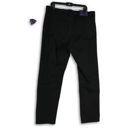 NWT CHAPS Womens Black 5-Pocket Design Dark Wash Straight Leg Jeans Size 16 alternative image