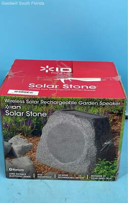Glow Stone Solar Garden IPX4 Waterproof Speaker Not Tested