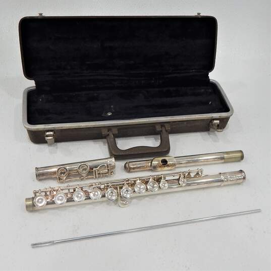 Artley 18-0 and Buescher Aristocrat Flutes w/ Case and Accessories image number 6