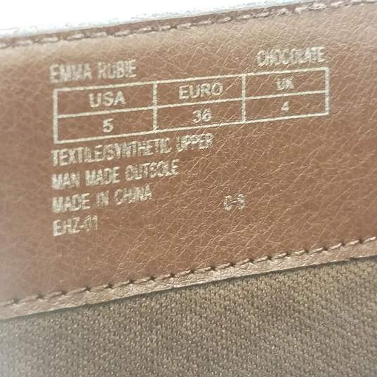 Michael Kors Emma Rubie Women's Boots Chocolate Size 5 image number 11