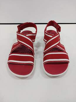 Clarks Women's Mira Lily Red Sandals Size 8