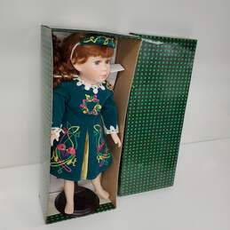 16 Inch Porcelain Irish Dancer Sinead Doll w/ Stand - Product Code NAN339