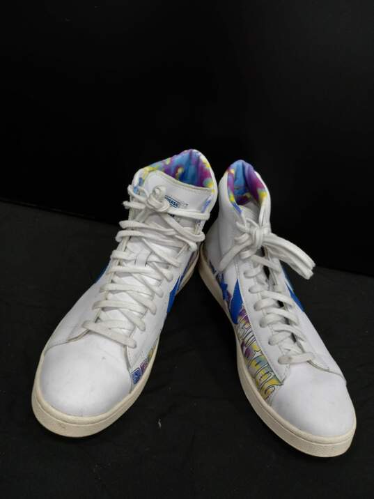 CONVERSE PRO LEATHER HIGH PEACE LOVE BASKETBALL  SNEAKERS MENS SIZE 11.5 image number 1